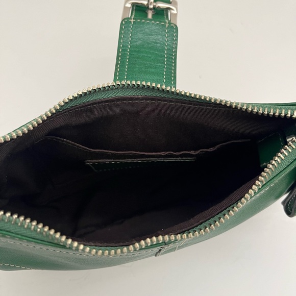 Coach Y2K Demi Hampton Green Leather Mini Hobo Bag Buckle 7542 Vintage 2005 RARE - Picture 10 of 12